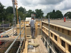 Foto 10 van het album Renovatie daken CBS de Schutkampen Smilde